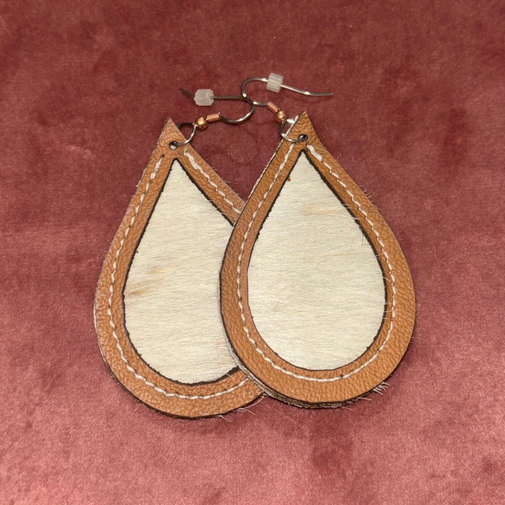 Cowhide Earrings